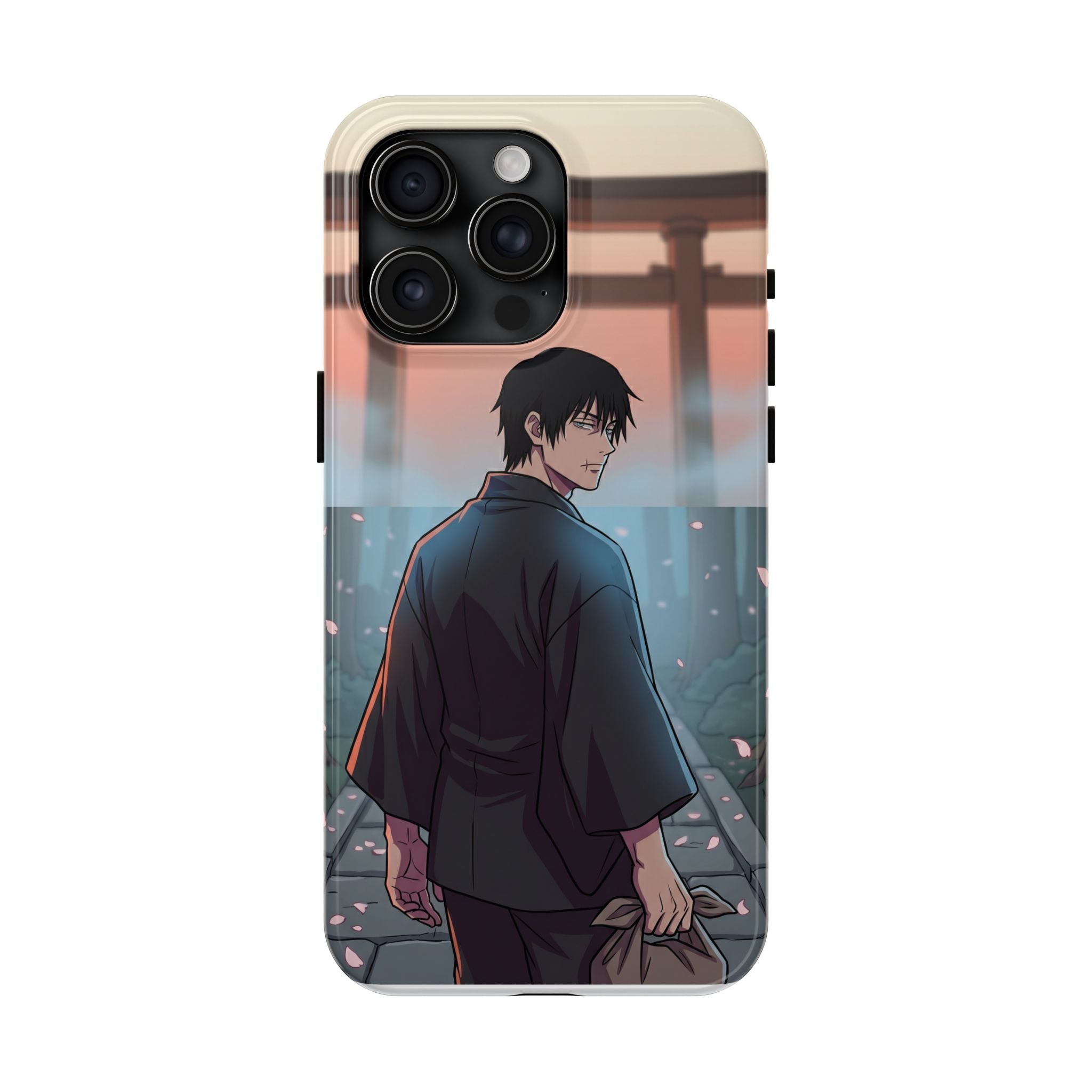 Sunset Torii Samurai Phone Case
