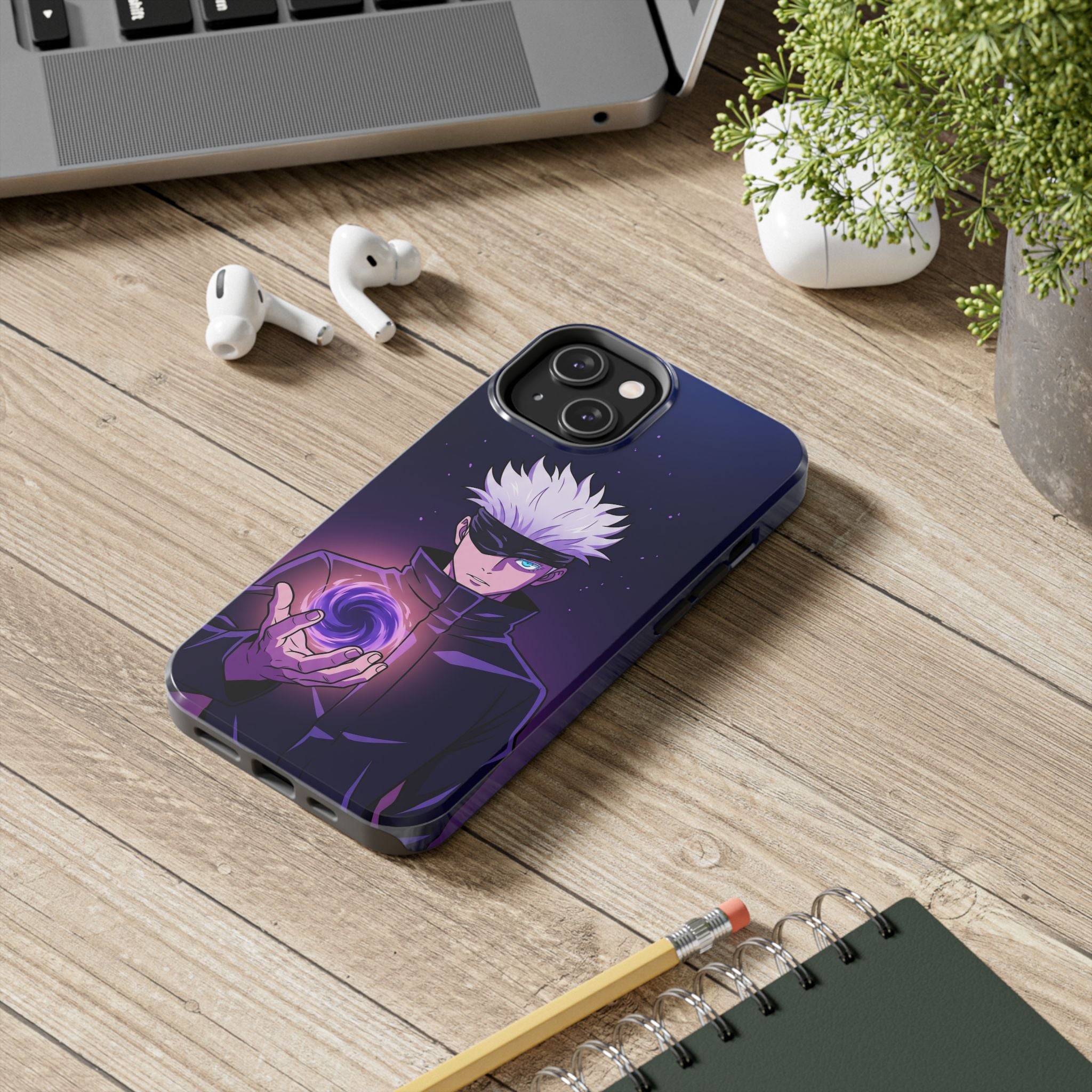 Dark Sorcerer Phone Case — Purple Cursed Energy